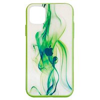 Чохол накладка xCase на iPhone 11 Pro Polaris Smoke Case Logo green