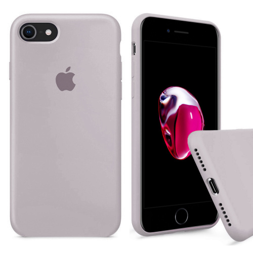 Чехол накладка xCase для iPhone 7/8/SE 2020 Silicone Case Full лавандовый - UkrApple