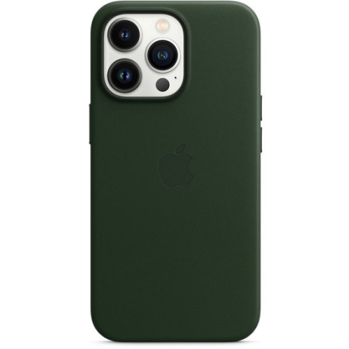 Чохол iPhone 13 Pro Leather Case with MagSafe A sequoia green: фото 2 - UkrApple
