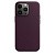 Чохол iPhone 13 Pro Max Leather Case with MagSafe A dark cherry - UkrApple
