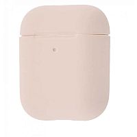 Чохол для AirPods silicone slim case light pink