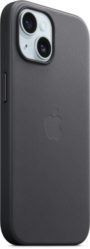 Чохол iPhone 15 Pro FineWoven Case with MagSafe black : фото 6 - UkrApple