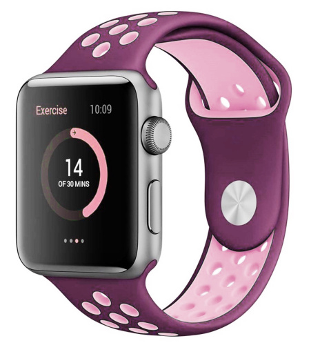 Ремінець xCase для Apple Watch 38/40/41 mm Sport Nike Fuchsia Pink - UkrApple