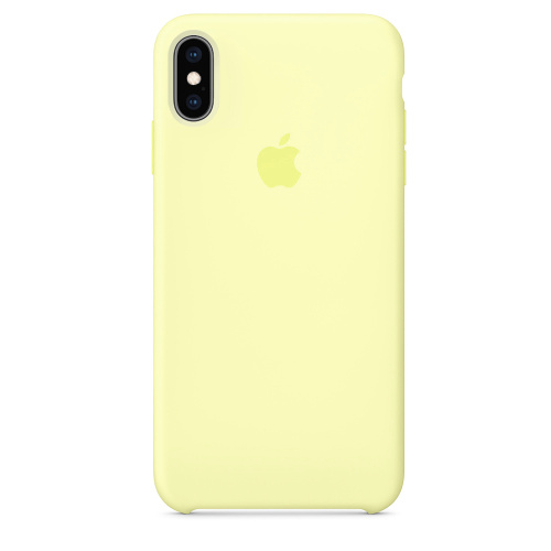 Чехол накладка xCase для iPhone XS Max Silicone Case mellow yellow - UkrApple