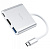 Перехідник Hub Hoco HB14 USB, HDMI, Type-C  gray: фото 4 - UkrApple