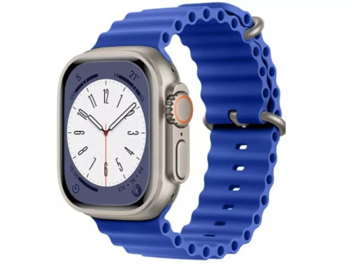 Ремінець для Apple Watch 42/44/45/49 mm Ocean Band capri blue - UkrApple
