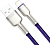 USB кабель Lightning 100cm Baseus Cafule Metal 2.4A purple: фото 2 - UkrApple