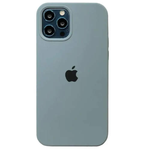 Чохол накладка xCase для iPhone 12/12 Pro Silicone Case Full milk ash - UkrApple