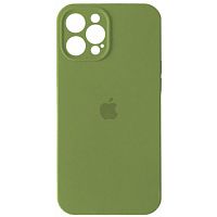 Чохол накладка xCase для iPhone 12 Pro Max Silicone Case Full Camera Green