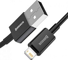 USB кабель Lightning 200cm Baseus Superior Series Fast 2.4A black 
