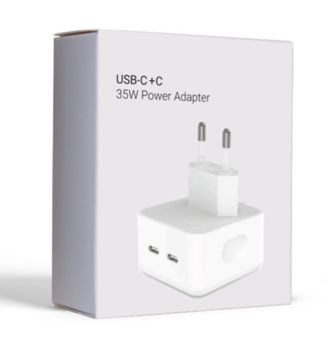 Мережева зарядка Apple 35W USB-C+USB-C: фото 6 - UkrApple