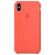 Чехол накладка xCase для iPhone XS Max Silicone Case абрикосовый - UkrApple