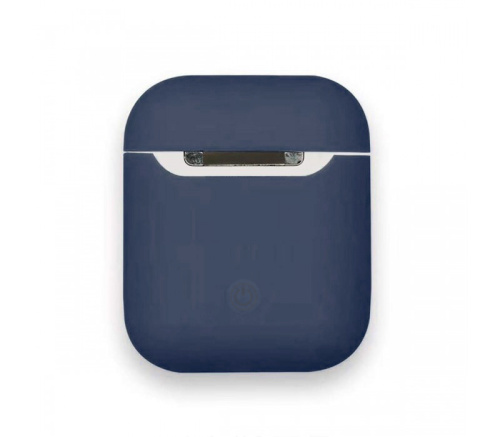 Чехол для AirPods/AirPods 2 silicone case Slim Midnight blue - UkrApple