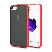 Чехол накладка xCase для iPhone 7/8/SE 2020 Gingle series red black