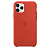 Чохол накладка xCase для iPhone 11 Pro Max Silicone Case Orange - UkrApple