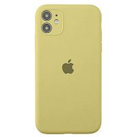 Чохол накладка xCase для iPhone 11 Silicone Case Full Camera Mellow yellow