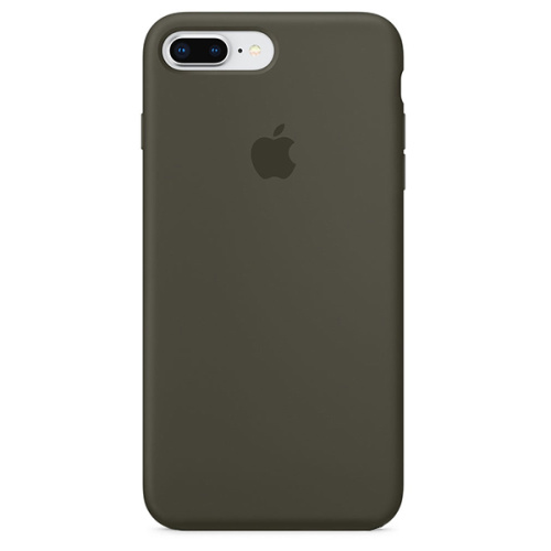 Чехол накладка xCase для iPhone 7 Plus/8 Plus Silicone Case Full темно-оливковый - UkrApple