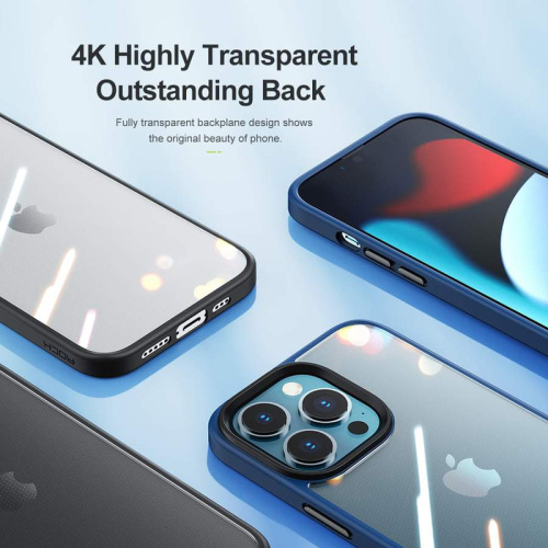 Чохол накладка Rock на iPhone 13 Pro Max Guard Series Clear Blue: фото 5 - UkrApple
