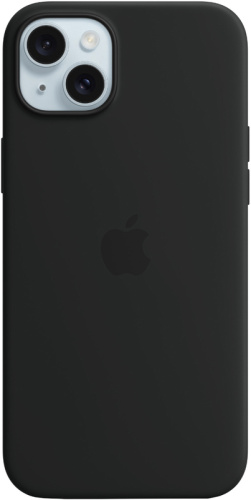 Чохол iPhone 15 Silicone Case with MagSafe black  - UkrApple