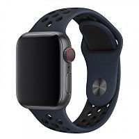 Ремінець xCase для Apple Watch 42/44/45/49 mm Sport Nike Obsidian black