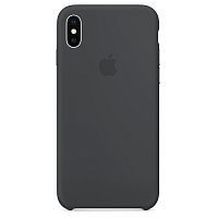 Чехол накладка xCase для iPhone XS Max Silicone Case темно-серый