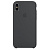 Чехол накладка xCase для iPhone XS Max Silicone Case темно-серый - UkrApple
