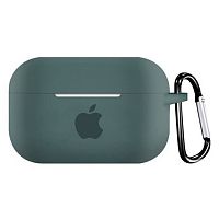 Чехол для AirPods PRO silicone case with Apple Pine green