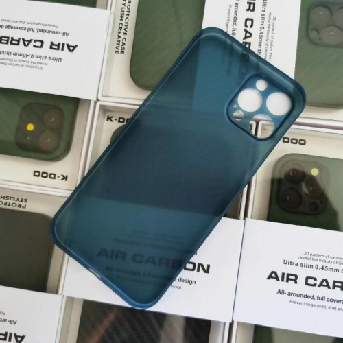 Чохол для iPhone 13 Pro Max K-DOO Air Carbon Full Camera Green: фото 10 - UkrApple