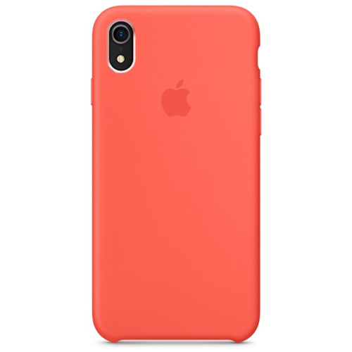 Чехол накладка xCase для iPhone XR Silicone Case абрикосовый - UkrApple