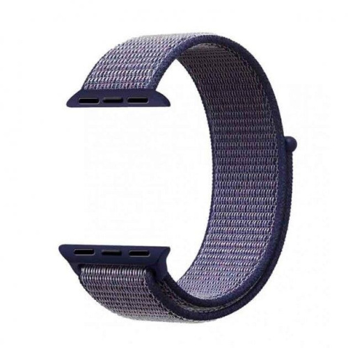Ремінець xCase для Apple Watch 38/40/41 mm Nylon Sport Loop Indigo purple: фото 2 - UkrApple