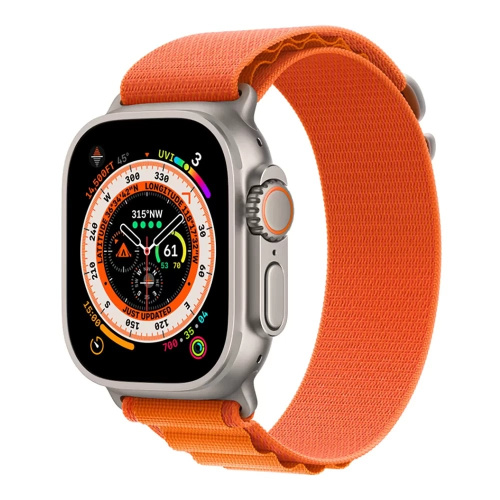Ремінець для Apple Watch 42/44/45/49 mm Alpine Loop orange: фото 2 - UkrApple
