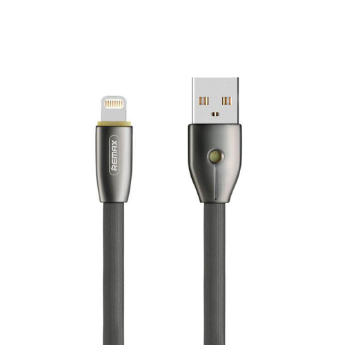 USB кабель Remax Lightning Knight RC-043i  (1m) black - UkrApple