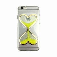 Чехол накладка xCase на iPhone 6/6s песочные часы жёлтые