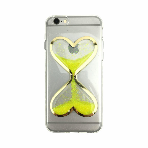 Чехол накладка xCase на iPhone 6/6s песочные часы жёлтые - UkrApple