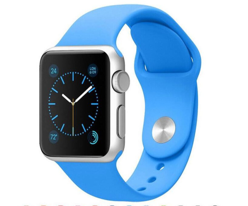 Ремінець xCase для Apple Watch 38/40/41 mm Sport Band Blue (M) - UkrApple