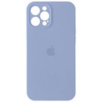 Чохол накладка xCase для iPhone 12 Pro Silicone Case Full Camera Lilac cream