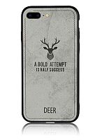 Чехол накладка xCase для iPhone 7 Plus/8 Plus Soft deer gray
