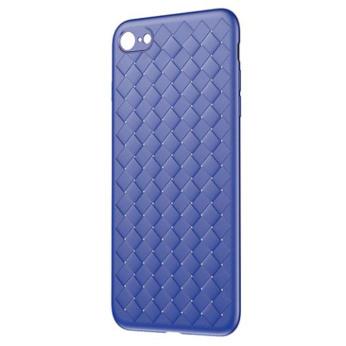 Чехол накладка xCase на iPhone 7/8/SE 2020 Weaving Case синий - UkrApple