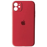 Чохол накладка xCase для iPhone 12 Silicone Case Full Camera Pink citrus