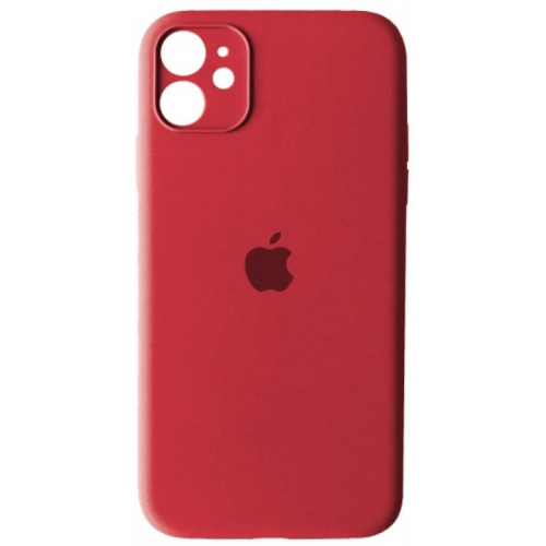 Чохол накладка xCase для iPhone 12 Silicone Case Full Camera Pink citrus - UkrApple