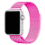 Ремінець xCase для Apple watch 38/40/41 mm Milanese Loop Metal Neon Pink - UkrApple
