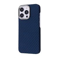 Чохол iPhone 15 Pro Max Kevlar Slim with MagSafe blue