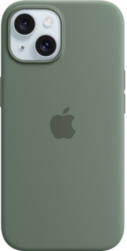 Чохол iPhone 15 Silicone Case with MagSafe cypress  - UkrApple