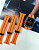 Ремінець для Apple Watch 42/44/45/49 mm New Silicone band orange black: фото 13 - UkrApple