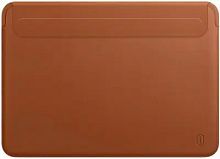 Папка конверт для MacBook 14,2'' Wiwu Skin Pro2 Leather brown 