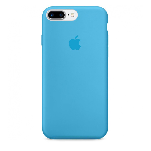 Чехол накладка xCase для iPhone 7 Plus/8 Plus Silicone Case Full голубой - UkrApple