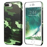 Чехол накладка xCase на iPhone 7Plus/8Plus Green Camouflage case  