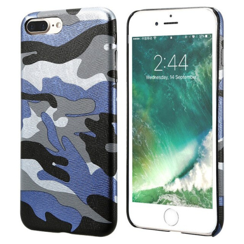 Чехол накладка xCase на iPhone 7Plus/8Plus Blue Camouflage case   - UkrApple