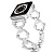 Ремінець для Apple Watch 42/44/45/49 mm Lady band Rings silver - UkrApple