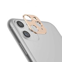 Накладка захисна металл для камерина iPhone 11 Pro Max/11 Pro gold